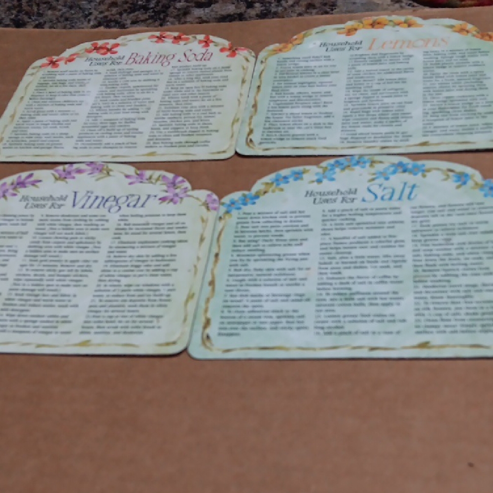 Set of Four Vintage Kitchen Magnets